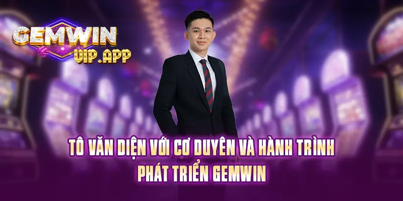 Tô Văn Diện với cơ duyên và hành trình phát triển Gemwin